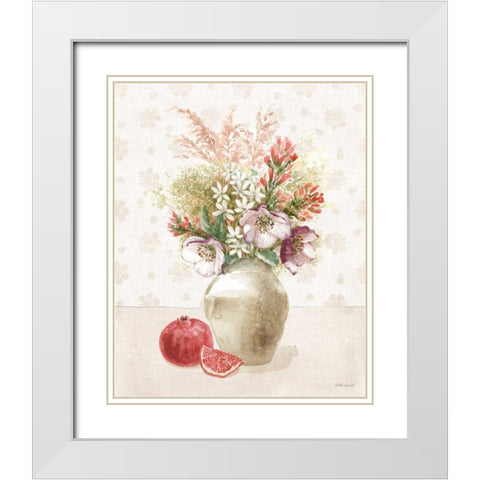 Cottage Charm II White Modern Wood Framed Art Print with Double Matting by Grove, Beth