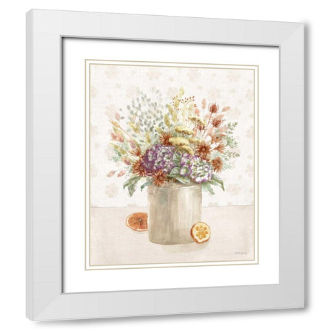 Cottage Charm III White Modern Wood Framed Art Print with Double Matting by Grove, Beth