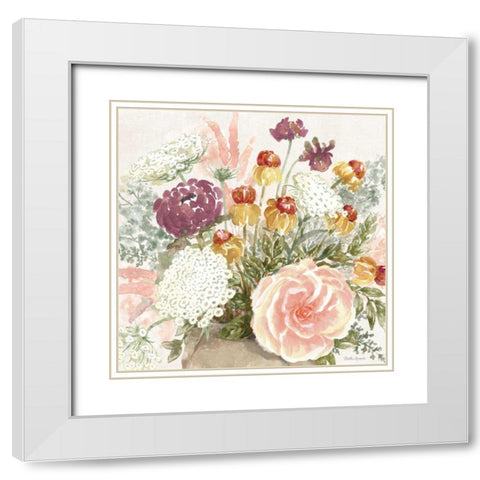 Cottage Charm V White Modern Wood Framed Art Print with Double Matting by Grove, Beth