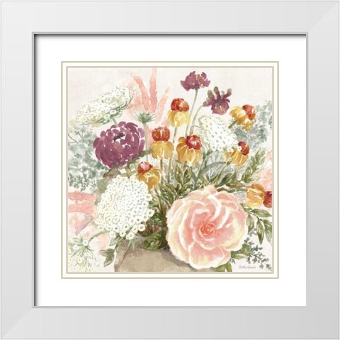 Cottage Charm V White Modern Wood Framed Art Print with Double Matting by Grove, Beth