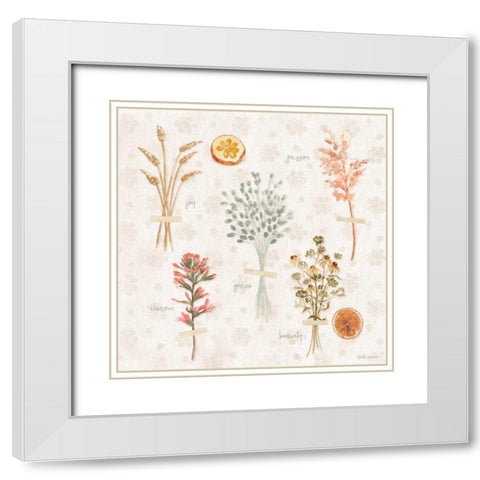 Cottage Charm VIII White Modern Wood Framed Art Print with Double Matting by Grove, Beth