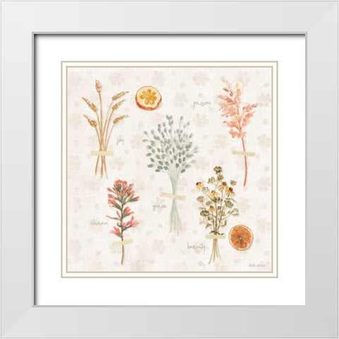Cottage Charm VIII White Modern Wood Framed Art Print with Double Matting by Grove, Beth
