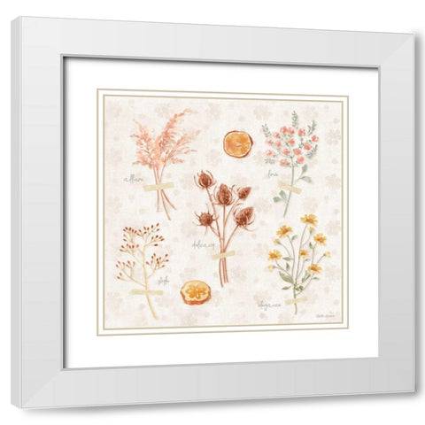 Cottage Charm IX White Modern Wood Framed Art Print with Double Matting by Grove, Beth