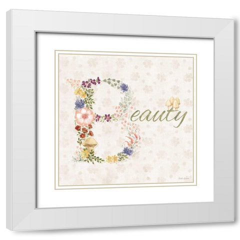 Cottage Charm X White Modern Wood Framed Art Print with Double Matting by Grove, Beth