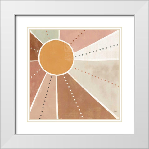 Botanical Form VI White Modern Wood Framed Art Print with Double Matting by Charron, Veronique