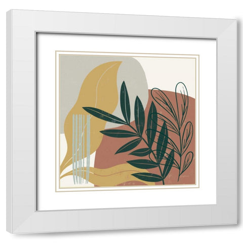 Mid Century Modern II Light White Modern Wood Framed Art Print with Double Matting by Thorns, Becky