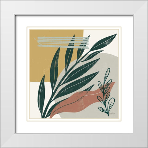 Mid Century Modern IV Light White Modern Wood Framed Art Print with Double Matting by Thorns, Becky