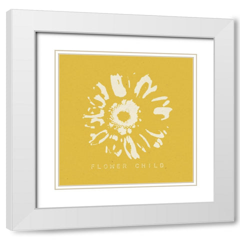 Fresh as a Daisy I White Modern Wood Framed Art Print with Double Matting by Wild Apple Portfolio
