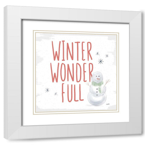 Woodland Wonders VI White Modern Wood Framed Art Print with Double Matting by York, Leah