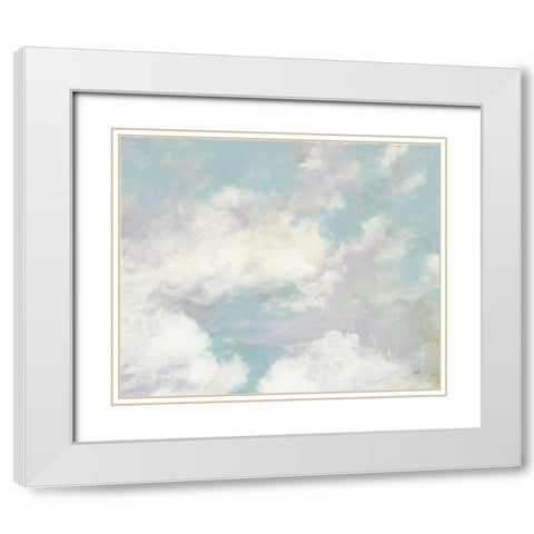 Clouds Above White Modern Wood Framed Art Print with Double Matting by Purinton, Julia