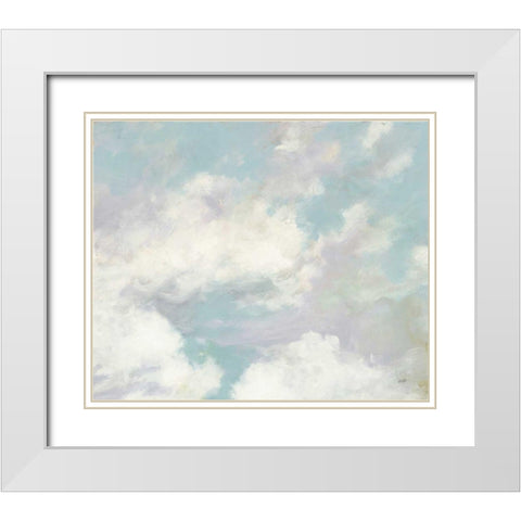 Clouds Above White Modern Wood Framed Art Print with Double Matting by Purinton, Julia