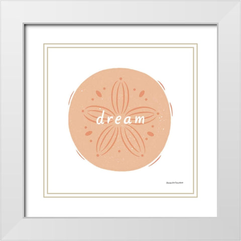 Beachcomber I White Modern Wood Framed Art Print with Double Matting by Snowdon, Alexandra