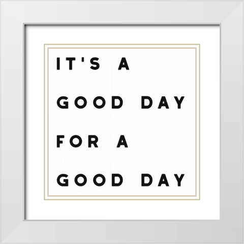 Lovely Home II White Clean White Modern Wood Framed Art Print with Double Matting by Wild Apple Portfolio