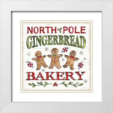 Christmas Treats III White Modern Wood Framed Art Print with Double Matting by Tavoletti, Anne