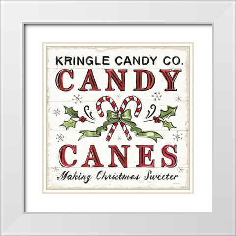 Christmas Treats V White Modern Wood Framed Art Print with Double Matting by Tavoletti, Anne