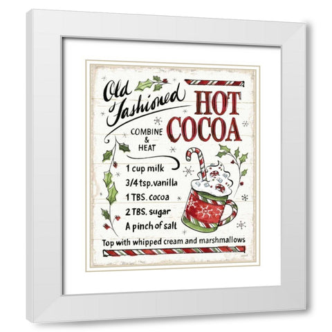 Christmas Treats VII White Modern Wood Framed Art Print with Double Matting by Tavoletti, Anne