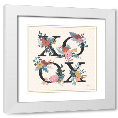 Love Letters VIII Black White Modern Wood Framed Art Print with Double Matting by Marshall, Laura