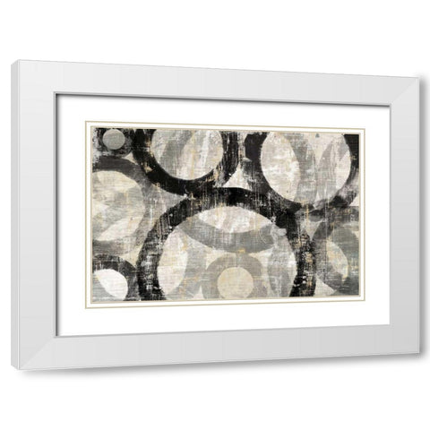 Industrial I Neutral White Modern Wood Framed Art Print with Double Matting by Mullan, Michael