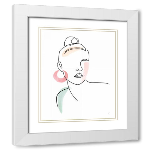 Going Out Tonight White Modern Wood Framed Art Print with Double Matting by Panganiban, Karyn
