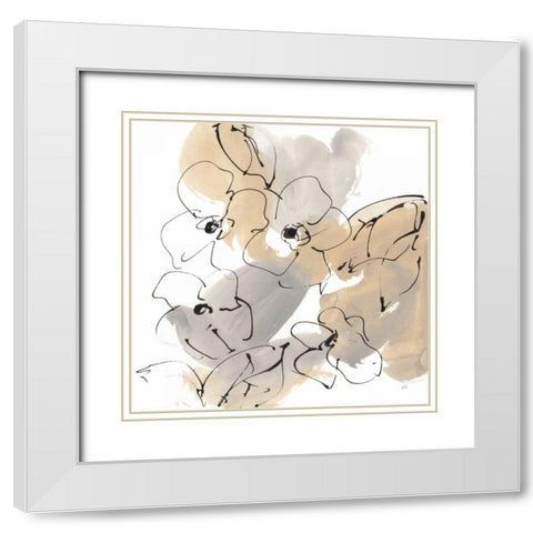 Original Neutrals I White Modern Wood Framed Art Print with Double Matting by Paschke, Chris