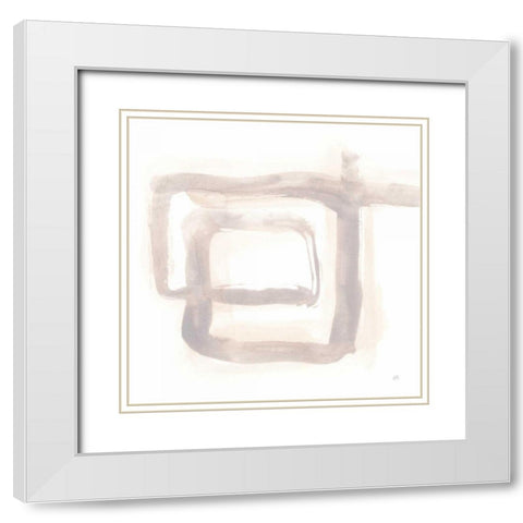 Almost There II White Modern Wood Framed Art Print with Double Matting by Paschke, Chris