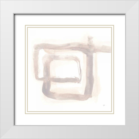 Almost There II White Modern Wood Framed Art Print with Double Matting by Paschke, Chris