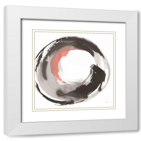 Hake Clay III White Modern Wood Framed Art Print with Double Matting by Paschke, Chris