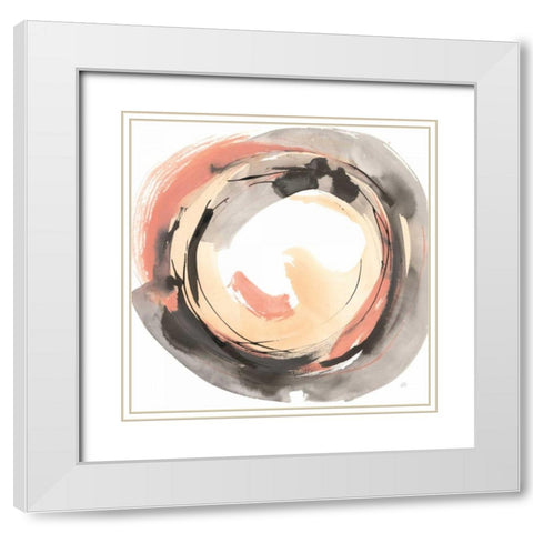 Coming to Life I White Modern Wood Framed Art Print with Double Matting by Paschke, Chris