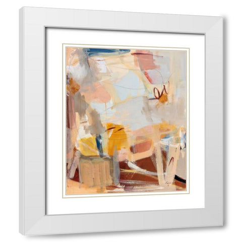 Cowgirl White Modern Wood Framed Art Print with Double Matting by Munger, Pamela