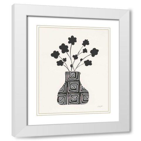 Shadow Vessel II White Modern Wood Framed Art Print with Double Matting by Prahl, Courtney