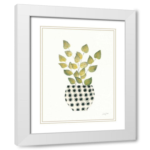 Herb Garden IV White Modern Wood Framed Art Print with Double Matting by Prahl, Courtney