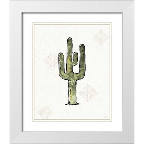 Southwest Flair VI White Modern Wood Framed Art Print with Double Matting by Tavoletti, Anne