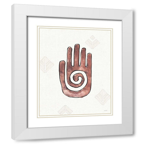 Southwest Flair VII White Modern Wood Framed Art Print with Double Matting by Tavoletti, Anne