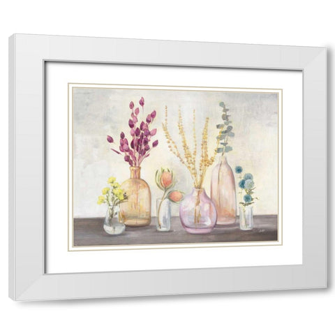 Autumn Greenhouse I White Modern Wood Framed Art Print with Double Matting by Purinton, Julia