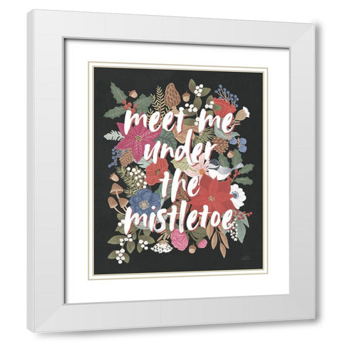 Winter Spirit VIII White Modern Wood Framed Art Print with Double Matting by Marshall, Laura