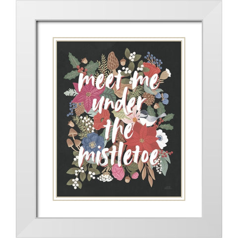 Winter Spirit VIII White Modern Wood Framed Art Print with Double Matting by Marshall, Laura