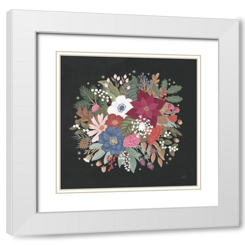 Winter Spirit IX White Modern Wood Framed Art Print with Double Matting by Marshall, Laura