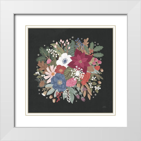 Winter Spirit IX White Modern Wood Framed Art Print with Double Matting by Marshall, Laura