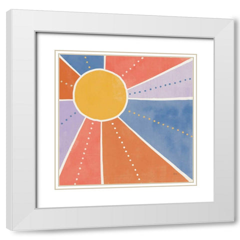 Botanical Form VI Bright White Modern Wood Framed Art Print with Double Matting by Charron, Veronique