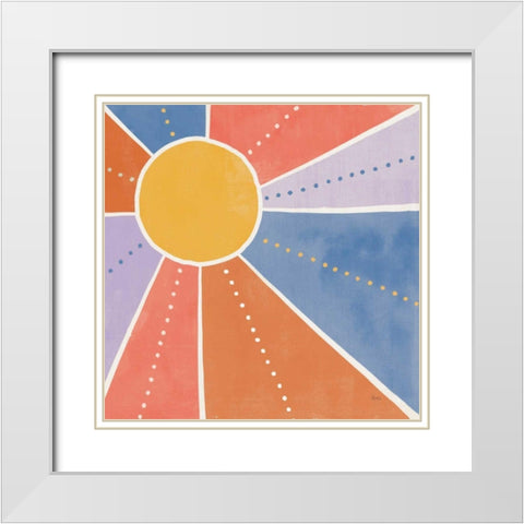 Botanical Form VI Bright White Modern Wood Framed Art Print with Double Matting by Charron, Veronique