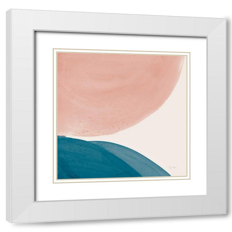 Eventide Pools II White Modern Wood Framed Art Print with Double Matting by Rhue, Piper