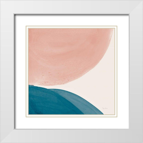 Eventide Pools II White Modern Wood Framed Art Print with Double Matting by Rhue, Piper
