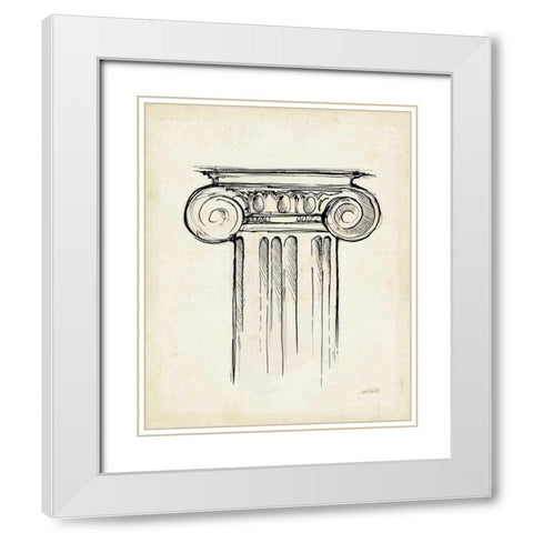 Museum Sketches V Off White White Modern Wood Framed Art Print with Double Matting by Tavoletti, Anne