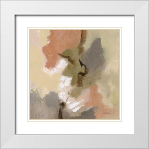 Meadow View II White Modern Wood Framed Art Print with Double Matting by Vassileva, Silvia