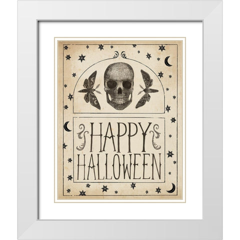 Hocus Pocus II Stars White Modern Wood Framed Art Print with Double Matting by Miller, Sara Zieve