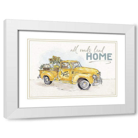 Farmhouse Flea Market I White Modern Wood Framed Art Print with Double Matting by Tavoletti, Anne