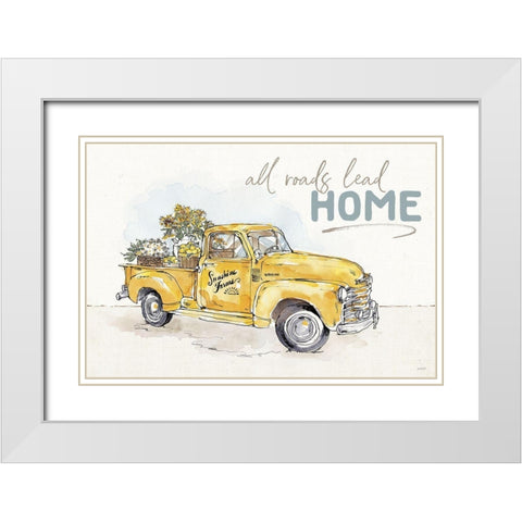 Farmhouse Flea Market I White Modern Wood Framed Art Print with Double Matting by Tavoletti, Anne