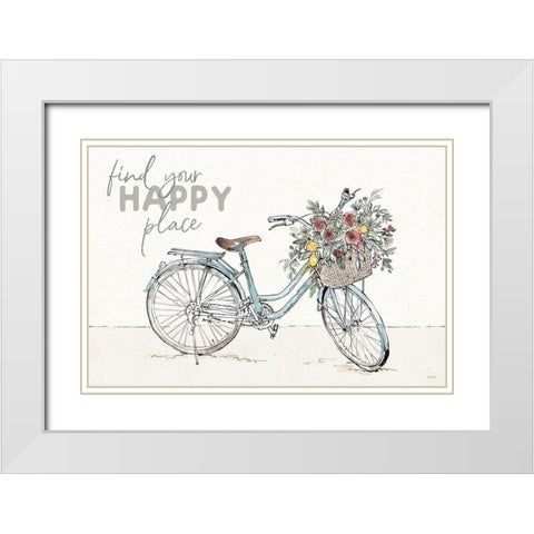 Farmhouse Flea Market VI White Modern Wood Framed Art Print with Double Matting by Tavoletti, Anne