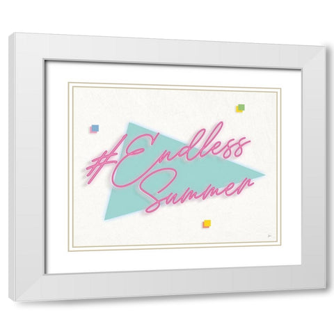 Endless Summer I White Modern Wood Framed Art Print with Double Matting by Aiken, Jess