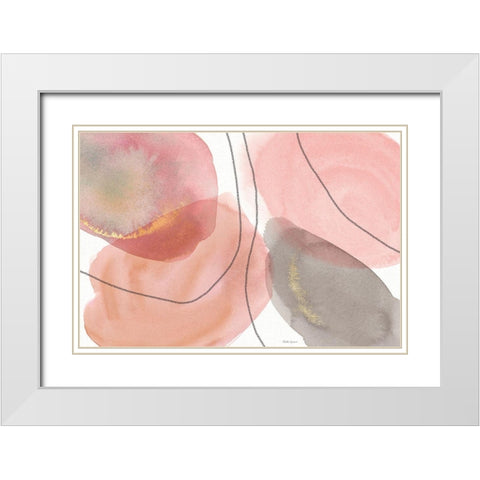 Petal Passion X Soft Boho White Modern Wood Framed Art Print with Double Matting by Grove, Beth